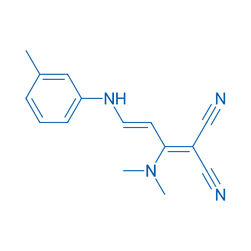 2-[(2E)-1-(Dimethylamino)-3-[(3-methylphenyl)amino]prop-2-en-1-ylidene]propanedinitrile 1g