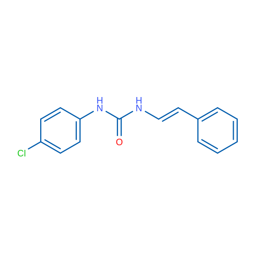 3-(4-Chlorophenyl)-1-[(E)-2-phenylethenyl]urea 1g