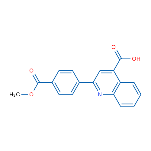 2-(4-(Methoxycarbonyl)phenyl)quinoline-4-carboxylic acid 250mg