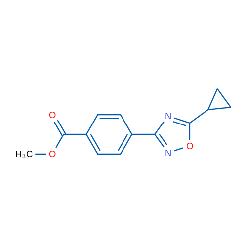 Methyl 4-(5-cyclopropyl-1,2,4-oxadiazol-3-yl)benzoate 5g