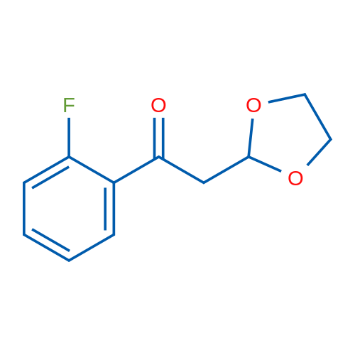 2-(1,3-Dioxolan-2-yl)-1-(2-fluorophenyl)ethanone 1g