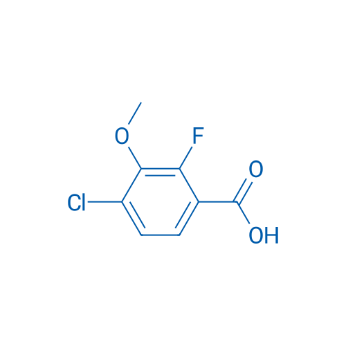 4-Chloro-2-fluoro-3-methoxybenzoic acid 250mg