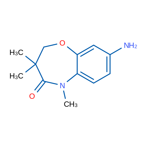 8-amino-3,3,5-trimethyl-2,3-dihydro-1,5-benzoxazepin-4(5H)-one 250mg