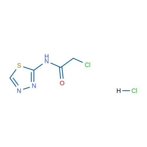 2-Chloro-N-(1,3,4-thiadiazol-2-yl)acetamide hydrochloride 10g