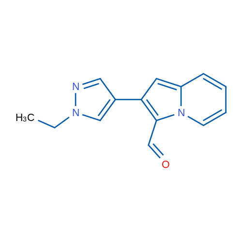 2-(1-Ethyl-1H-pyrazol-4-yl)indolizine-3-carbaldehyde 1g
