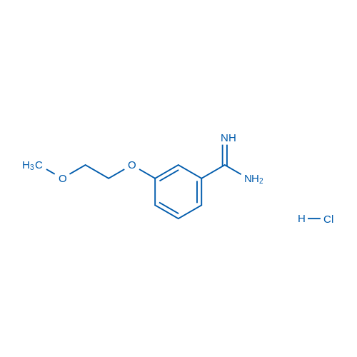3-(2-Methoxyethoxy)benzene-1-carboximidamide hydrochloride 100mg