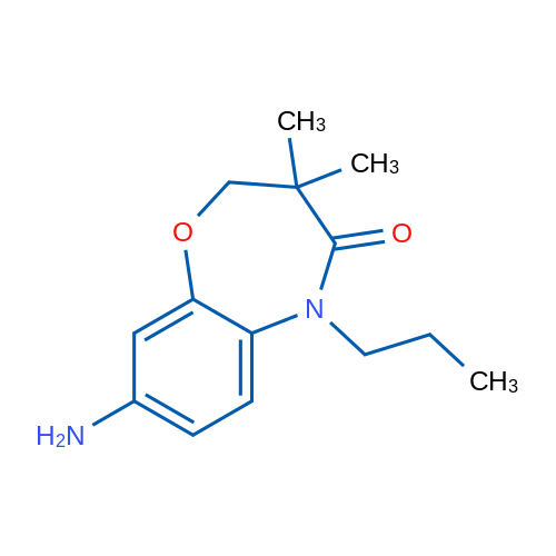 8-amino-3,3-dimethyl-5-propyl-2,3-dihydro-1,5-benzoxazepin-4(5H)-one 10g
