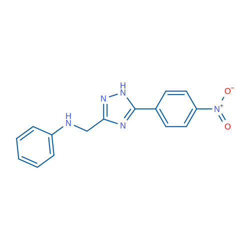 N-((5-(4-Nitrophenyl)-1H-1,2,4-triazol-3-yl)methyl)aniline 1g