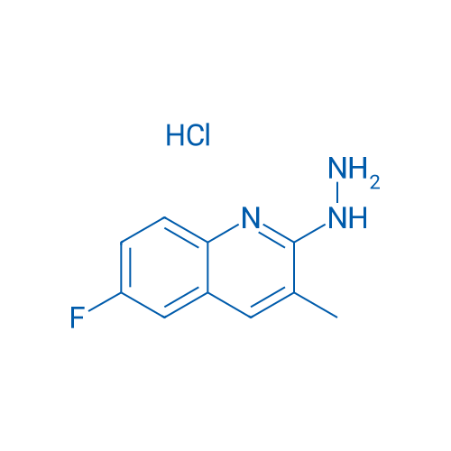 6-Fluoro-2-hydrazinyl-3-methylquinoline hydrochloride 250mg