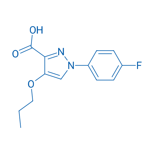 1-(4-Fluorophenyl)-4-propoxy-1h-pyrazole-3-carboxylic acid 1g