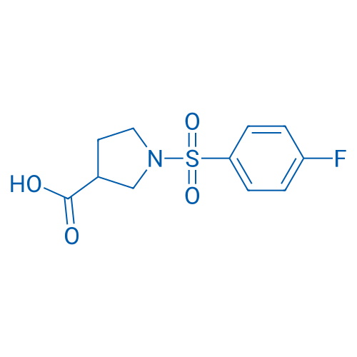 1-((4-Fluorophenyl)sulfonyl)pyrrolidine-3-carboxylic acid 5mg