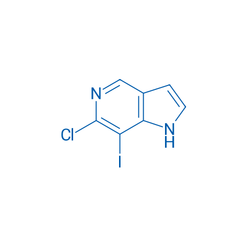 6-Chloro-7-iodo-1H-pyrrolo[3,2-c]pyridine 250mg