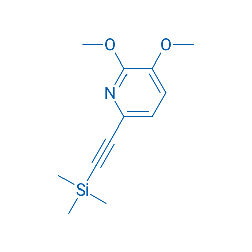 2,3-Dimethoxy-6-((trimethylsilyl)ethynyl)pyridine 1g