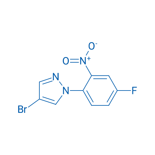 4-Bromo-1-(4-fluoro-2-nitrophenyl)-1H-pyrazole 1g
