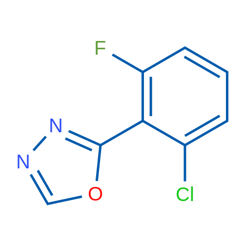 2-(2-Chloro-6-fluorophenyl)-1,3,4-oxadiazole 1g
