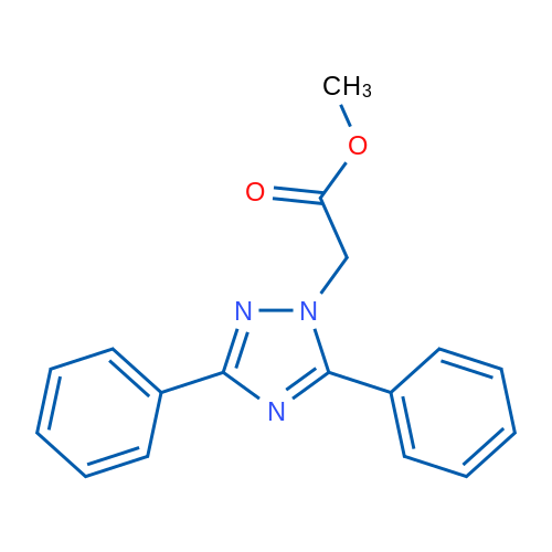 Methyl 2-(3,5-diphenyl-1H-1,2,4-triazol-1-yl)acetate 1g