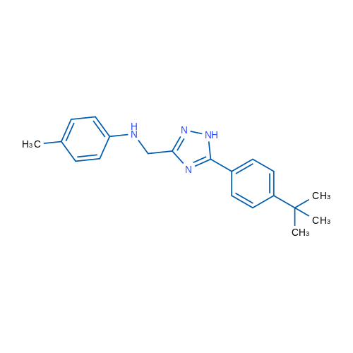 N-((5-(4-(tert-Butyl)phenyl)-1H-1,2,4-triazol-3-yl)methyl)-4-methylaniline 1g