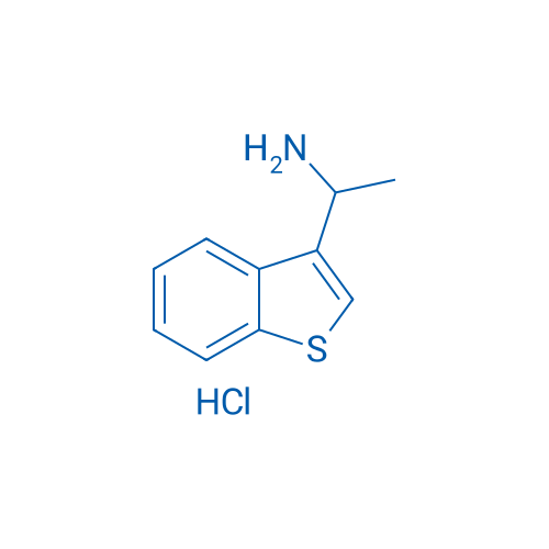 1-(Benzo[b]thiophen-3-yl)ethan-1-amine hydrochloride 250mg