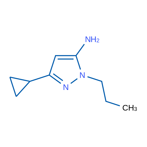 3-Cyclopropyl-1-propyl-1H-pyrazol-5-amine 5g
