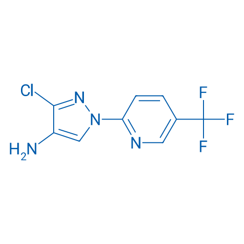 3-Chloro-1-(5-(trifluoromethyl)pyridin-2-yl)-1H-pyrazol-4-amine 1g