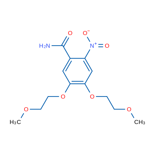 4,5-Bis(2-methoxyethoxy)-2-nitrobenzamide 1g