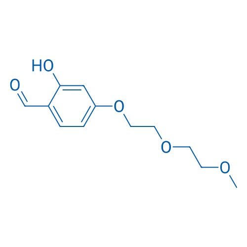 2-Hydroxy-4-(2-(2-methoxyethoxy)ethoxy)benzaldehyde 250mg
