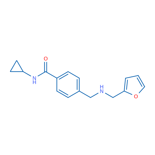 N-Cyclopropyl-4-{[(furan-2-ylmethyl)amino]methyl}benzamide 5g