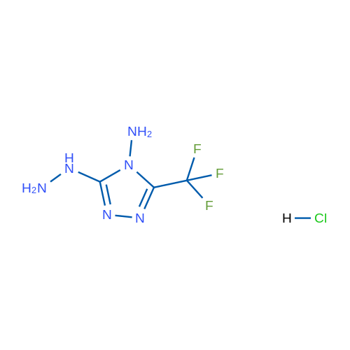 3-Hydrazinyl-5-(trifluoromethyl)-4H-1,2,4-triazol-4-amine hydrochloride 5g