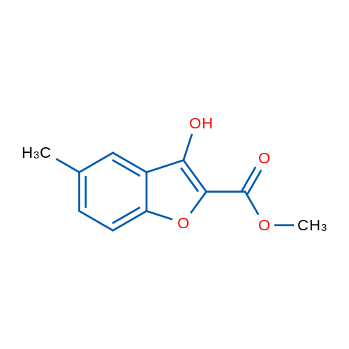 Methyl 3-hydroxy-5-methylbenzofuran-2-carboxylate 1g