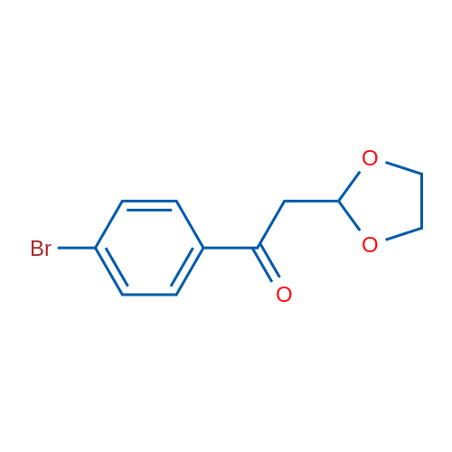 1-(4-Bromophenyl)-2-(1,3-dioxolan-2-yl)ethanone 1g