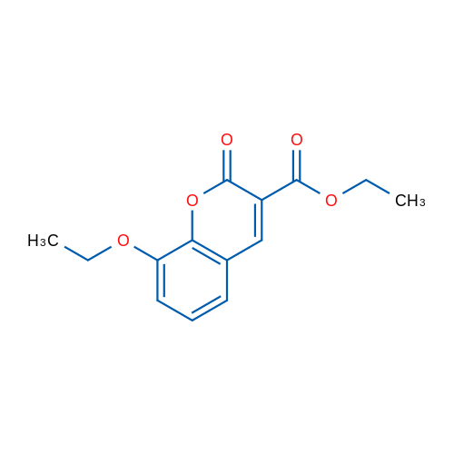 Ethyl 8-ethoxy-2-oxo-2H-chromene-3-carboxylate 1g