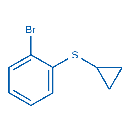 1-Bromo-2-(cyclopropylsulfanyl)benzene 100mg