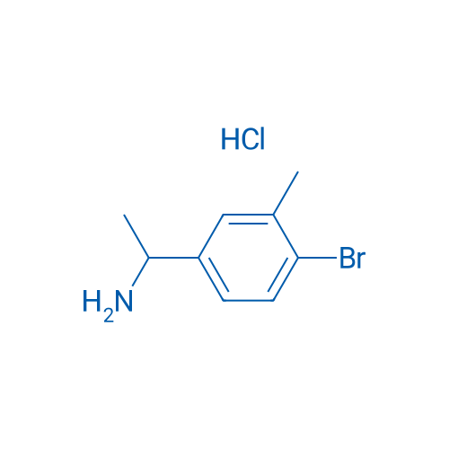 1-(4-Bromo-3-methylphenyl)ethan-1-amine hydrochloride 250mg