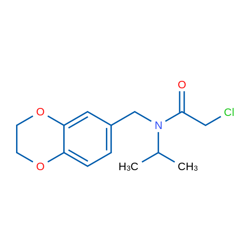 2-Chloro-N-((2,3-dihydrobenzo[b][1,4]dioxin-6-yl)methyl)-N-isopropylacetamide 1g
