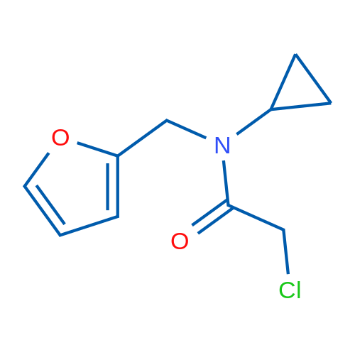 2-Chloro-N-cyclopropyl-N-(furan-2-ylmethyl)acetamide 1g