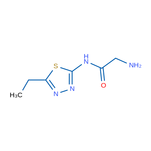 2-Amino-N-(5-ethyl-1,3,4-thiadiazol-2-yl)acetamide 1g