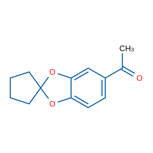 1-(Spiro[benzo[d][1,3]dioxole-2,1'-cyclopentan]-5-yl)ethanone 1g