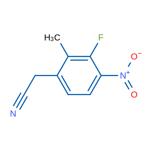 2-(3-Fluoro-2-methyl-4-nitrophenyl)acetonitrile 1g