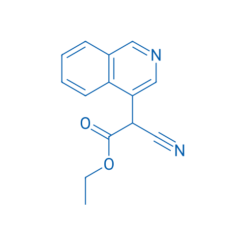 Ethyl 2-cyano-2-(isoquinolin-4-yl)acetate 1g