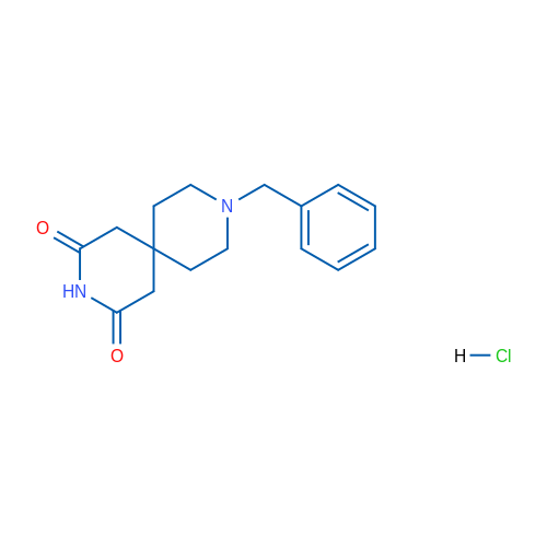 9-Benzyl-3,9-diazaspiro[5.5]undecane-2,4-dione hydrochloride 250mg