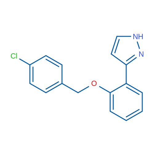 3-(2-((4-Chlorobenzyl)oxy)phenyl)-1H-pyrazole 5g