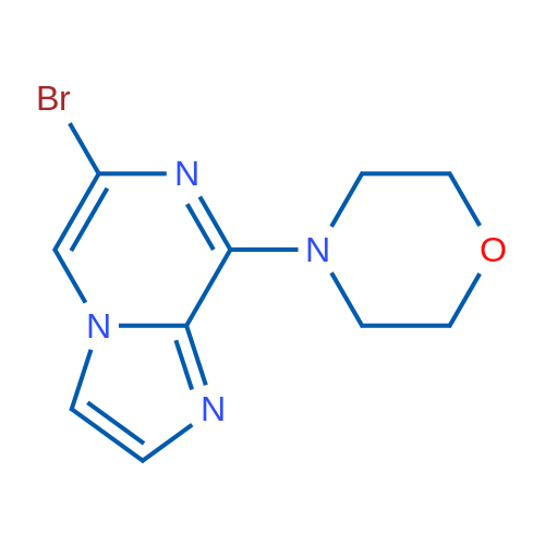 4-(6-Bromoimidazo[1,2-a]pyrazin-8-yl)morpholine 1g