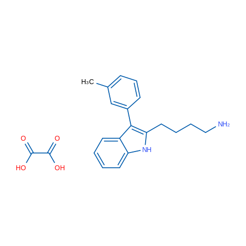 4-[3-(3-MEthylphenyl)-1h-indol-2-yl]butan-1-amine oxalate 1g