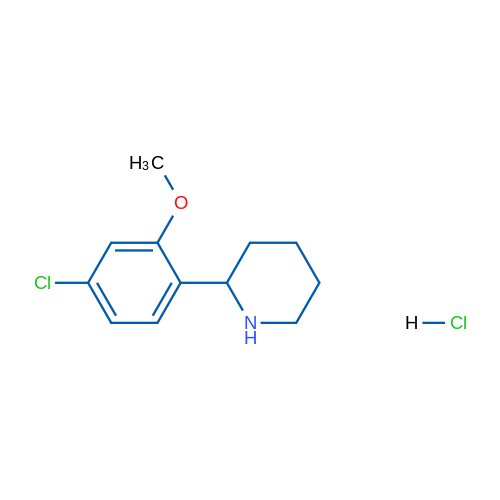 2-(4-Chloro-2-methoxyphenyl)piperidine hydrochloride 1g