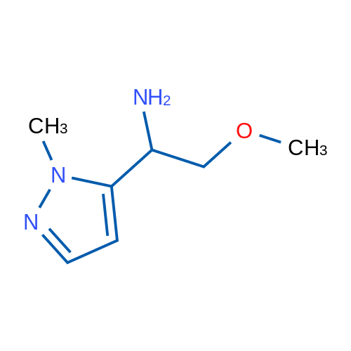 2-Methoxy-1-(1-methyl-1H-pyrazol-5-yl)ethanamine 250mg