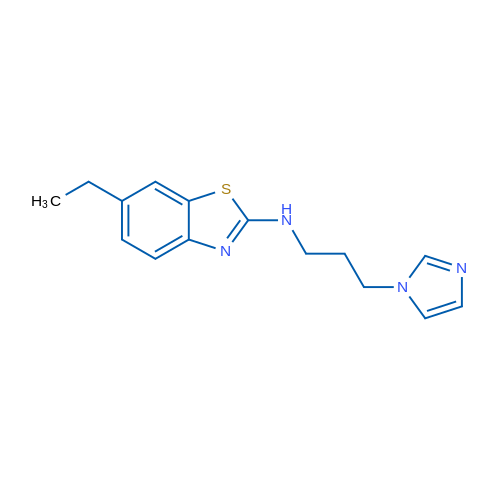 6-ethyl-N-[3-(1H-imidazol-1-yl)propyl]-1,3-benzothiazol-2-amine 250mg