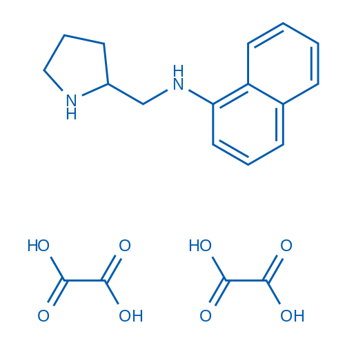 N-(Pyrrolidin-2-ylmethyl)naphthalen-1-amine dioxalate 1g