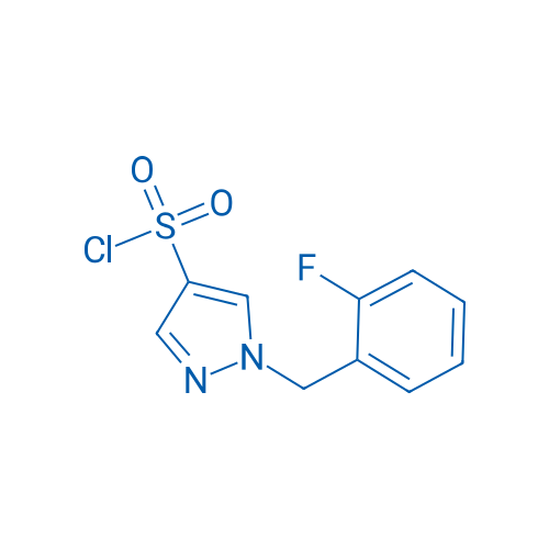 1-(2-Fluorobenzyl)-1H-pyrazole-4-sulfonyl chloride 250mg