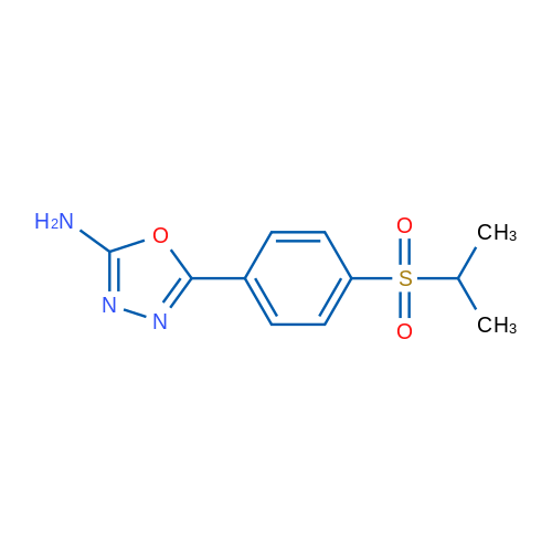 5-[4-(isopropylsulfonyl)phenyl]-1,3,4-oxadiazol-2-amine 5g