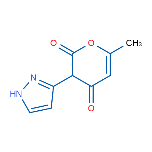6-Methyl-3-(1H-pyrazol-3-yl)-2H-pyran-2,4(3H)-dione 1g